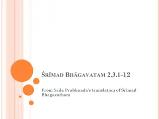 Pure Devotional Service in Srimad Bhagavatam