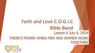 The Power of Unity: Lessons on Faith and Love from C.O.G.I.C Bible Band