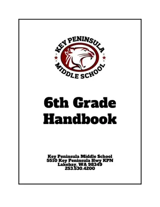 Key Peninsula Middle School 6th Grade Handbook Overview