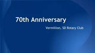 Rotary Club 70th Anniversary Trivia Challenge in Vermillion, SD