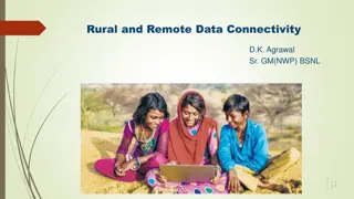 Insights into Rural and Remote Data Connectivity in India