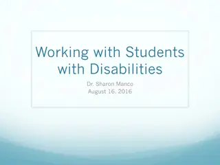 Supporting Students with Disabilities in Educational Settings