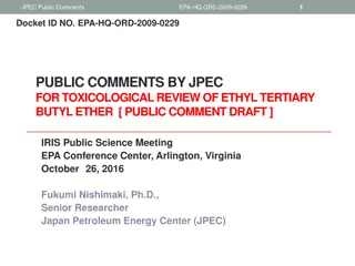 Toxicological Review of Ethyl Tertiary Butyl Ether (ETBE) by Japan Petroleum Energy Center (JPEC)