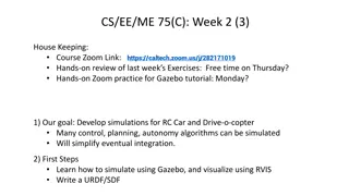 Develop Simulations for RC Car and Drive-o-copter with Gazebo