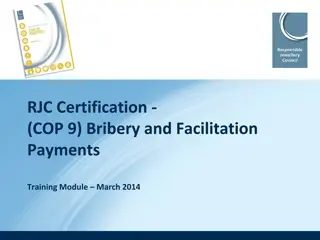 Guidelines for Preventing Bribery and Facilitation Payments in Business