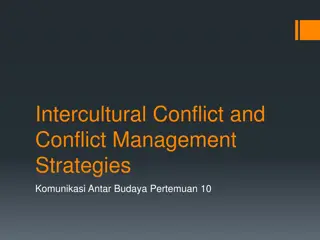 Intercultural Conflict Management and Communication Strategies