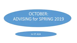 Spring 2019 Advising Session Highlights for Success