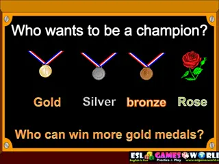 Who Wants to Be a Champion - Sports Clips and Medals