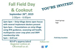 Agriculture Event Highlights - Field Days, Demos, and Cookouts!