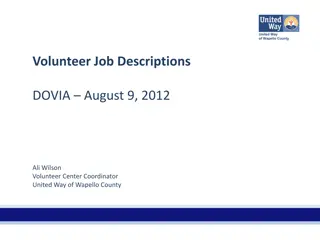 Importance of Job Descriptions for Effective Volunteer Management