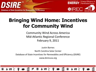 Understanding Incentives for Community Wind Energy