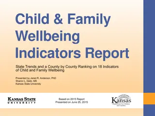 Child & Family Wellbeing Indicators Report 2015 Overview