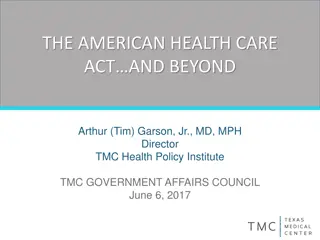 Insights on American Health Care Challenges and Solutions