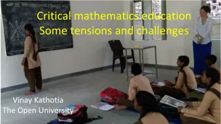 Exploring Critical Mathematics Education: Challenges and Opportunities