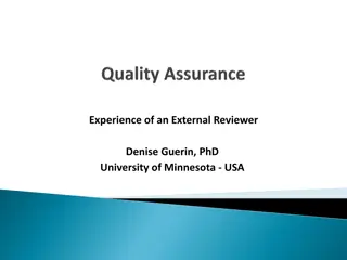 Expert Reviewer Guidelines for Higher Education Quality Assessment