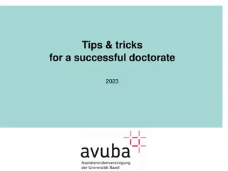 Tips and Tricks for a Successful Doctorate Journey in 2023