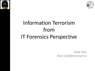 Insights into Information Terrorism from IT Forensics Perspective