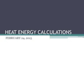 Heat Energy Calculations in Science