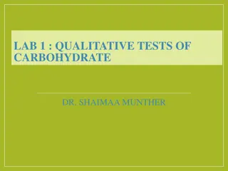 Understanding Carbohydrates: Qualitative Tests and Classification