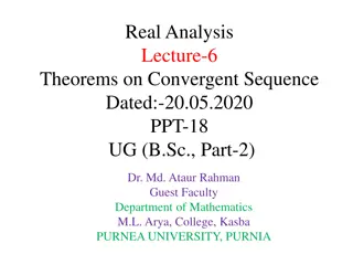 Theorems on Convergent Sequences with Proofs and Examples