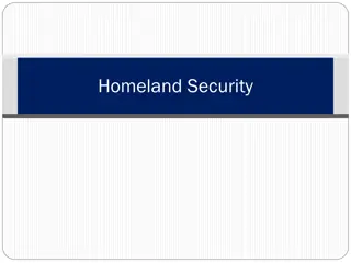 Understanding Homeland Security in the United States