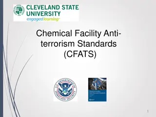 Understanding Chemical Facility Anti-Terrorism Standards (CFATS)