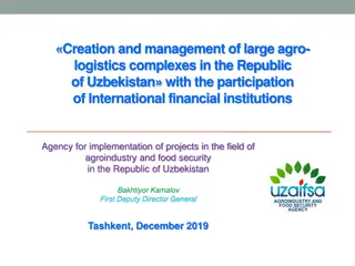 Implementation of Large Agro-Logistics Complexes in Uzbekistan