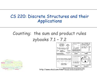 Counting Principles in Discrete Structures