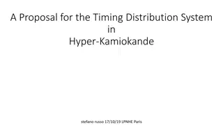 Proposal for Timing Distribution System in Hyper-Kamiokande