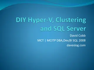 Active/Active SQL Clusters for High Availability