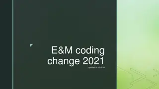 Understanding Changes in E&M Coding for 2021