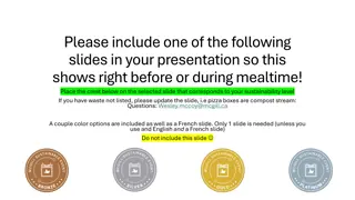 Sustainable Waste Sorting Guidelines at Mealtime