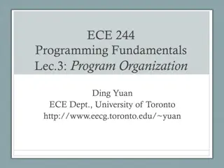 Programming Fundamentals: Organizing C++ Code and Compilation Steps