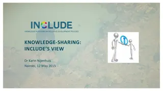 Knowledge Sharing and Inclusive Development Policies