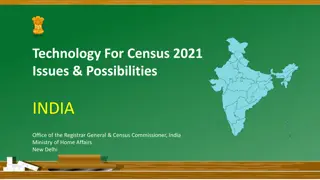 Technology for Census 2021 in India: Issues and Possibilities