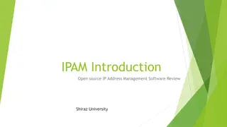 Comprehensive Review of IP Address Management Software at Shiraz University