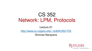 Router Design and Longest Prefix Matching in Computer Networks