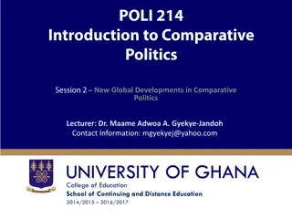 New Global Developments in Comparative Politics Since the 1980s