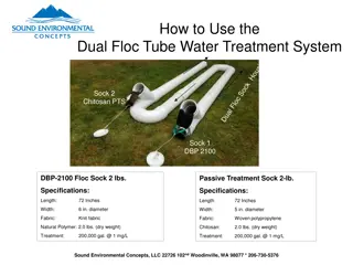 Dual Floc Tube Water Treatment System with Chitosan PTS Sock DBP-2100