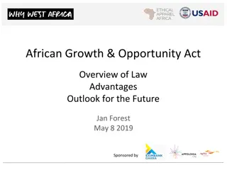 Overview of AGOA: Law, Advantages, and Future Outlook