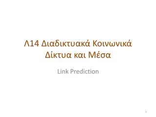 Link Prediction in Social Networks