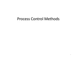 Process Control Methods and Systems Overview