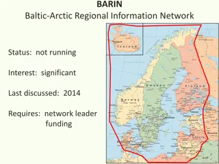 BARIN Baltic-Arctic Regional Information Network Overview