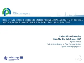 Boosting Cross-Border Entrepreneurial Activity in Social and Creative Industries