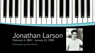 Remembering Jonathan Larson: Musical Theater Visionary