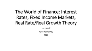 Interest Rates and Real Growth in Finance