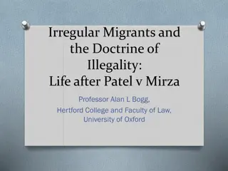 Irregular Migrants and the Doctrine of Illegality