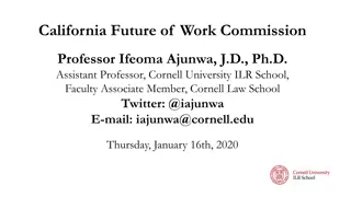 The Future of Work: Issues and Solutions by Professor Ifeoma Ajunwa