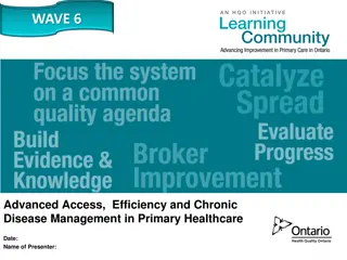 Enhancing Primary Healthcare through Advanced Access Strategies