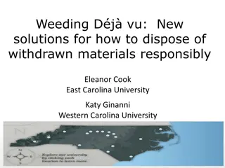 Responsible Disposal Solutions for Withdrawn Materials